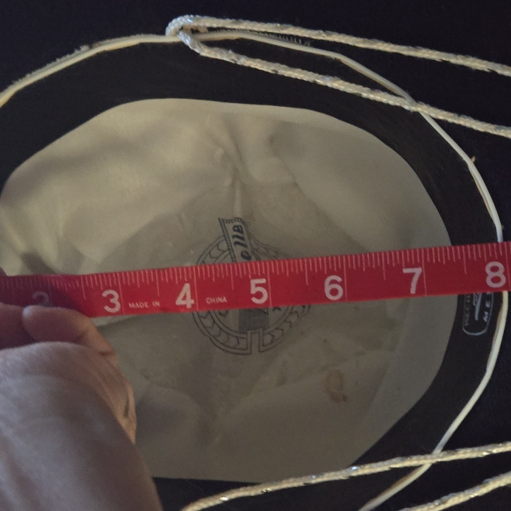 Vintage Mariachi Sombrero Black White Pigalle XXXXX Hat - Picture 7 of 10